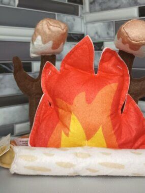 Fire Doll Campfire Cute Sitting Fireplace Present Gift Plush Toy Plushies Smores